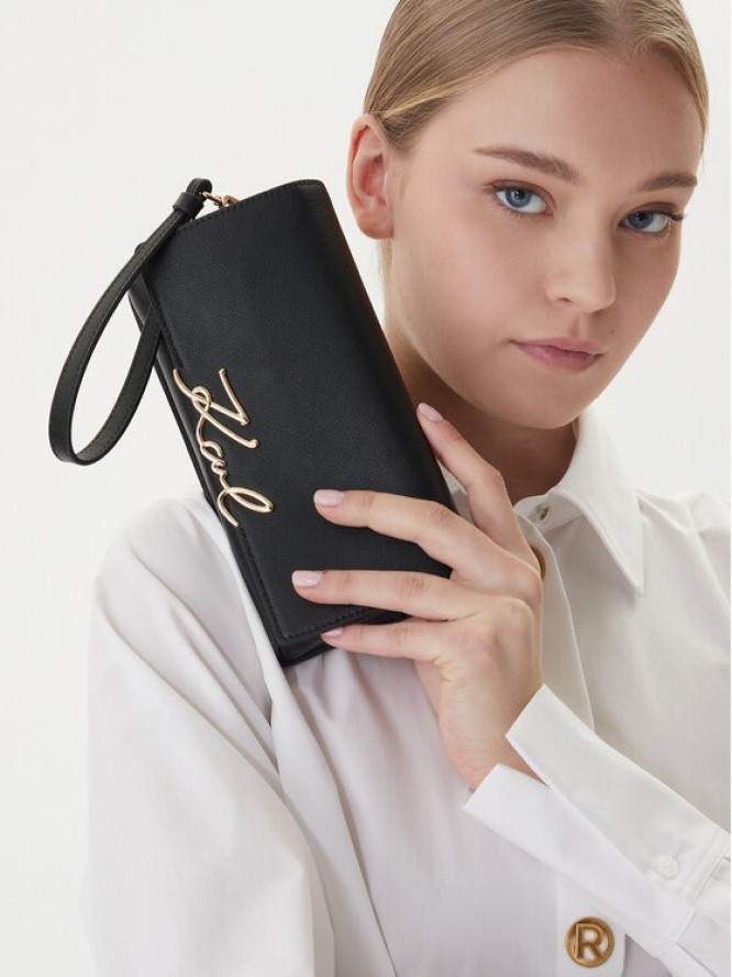 KARL LAGERFELD Portfel B1W32033 Czarny
