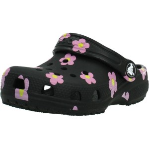 Sandały CROCS CLASSIC FLOWER CLOG Czarny