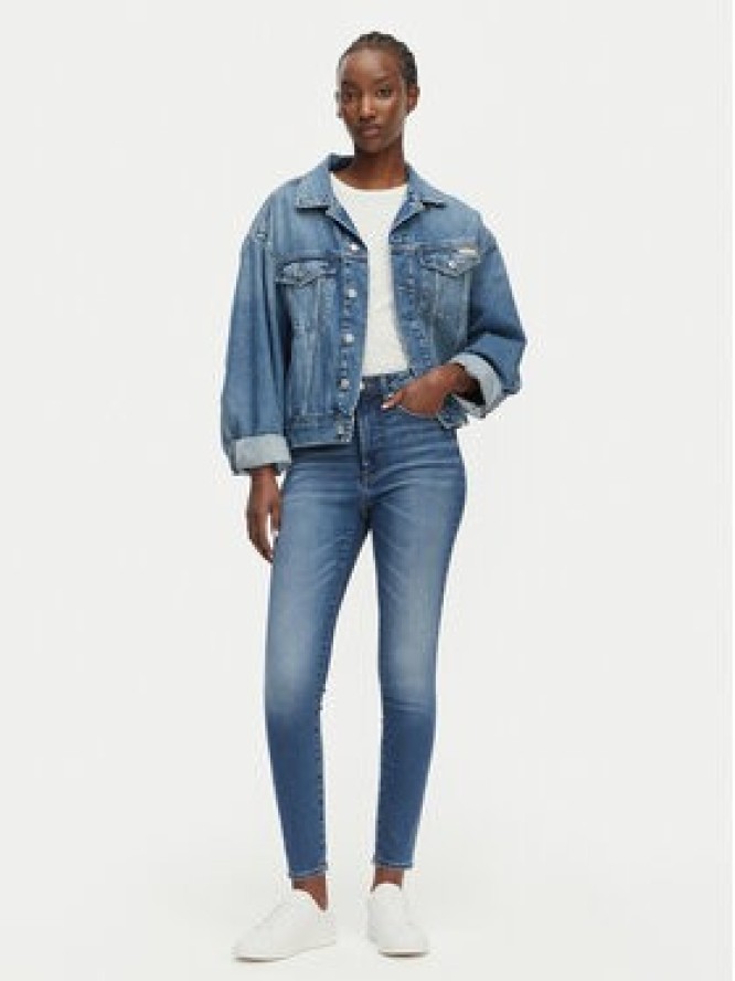 Calvin Klein Jeans Jeansy LV047G924G Granatowy Skinny Fit