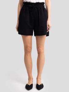 Szorty damskie paperbag czarne Oliana 906