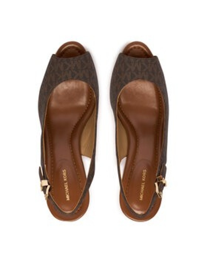MICHAEL Michael Kors Sandały Rosie Wedge 40S6RSHS1B Brązowy
