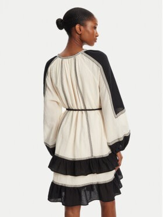 Devotion TWINS Sukienka codzienna Emphasis 025.301G Écru Loose Fit