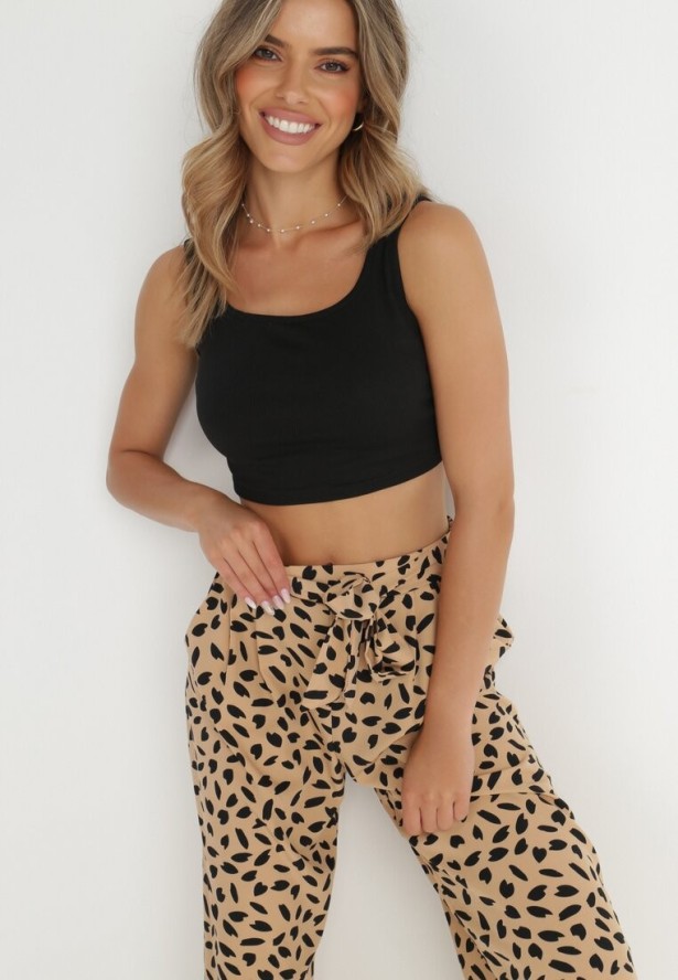 Ciemnobeżowe Spodnie Cilothoe