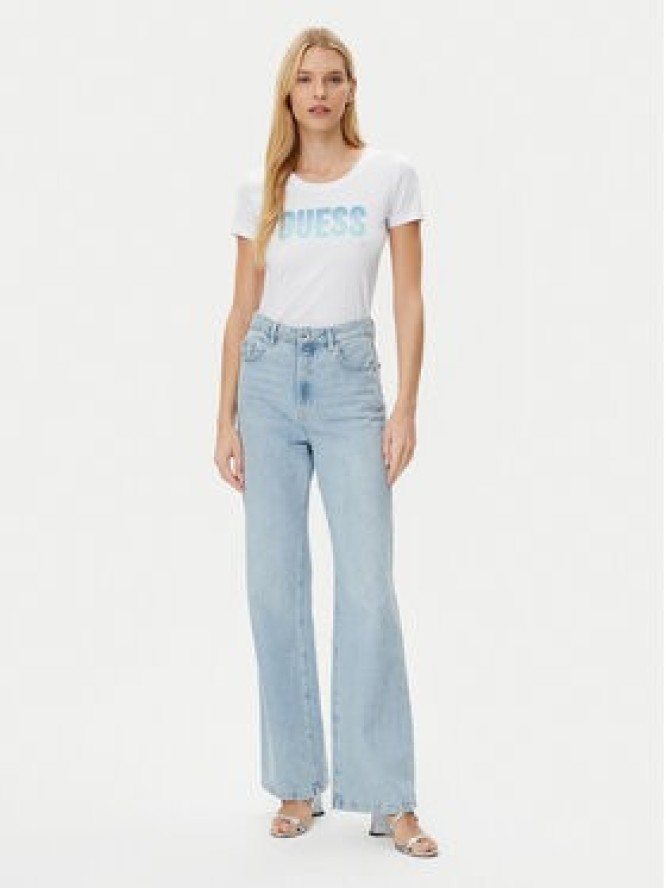 Guess T-Shirt W5GI14 J1314 Biały Regular Fit