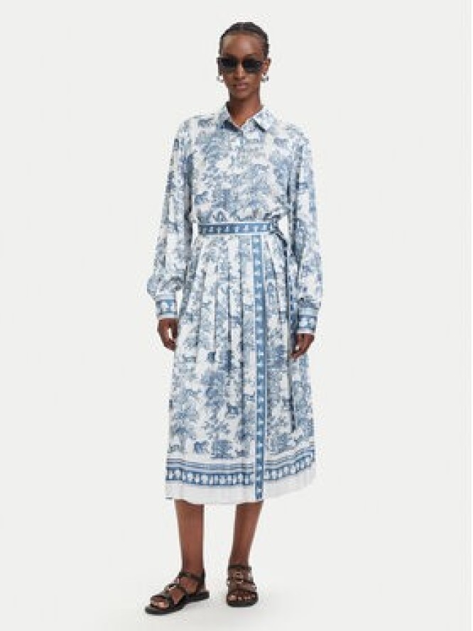 Fracomina Spódnica plisowana FS26SG2005W435K5 Niebieski jasny Regular Fit