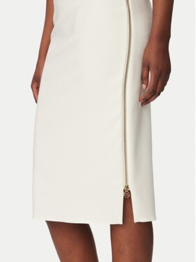 Rinascimento Spódnica ołówkowa CFC0127985003 Biały Slim Fit