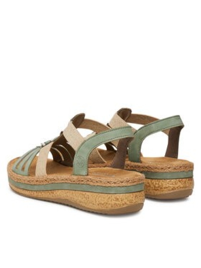 Rieker Sandały V0920-52 Zielony