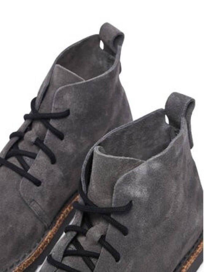 Birkenstock Trzewiki Uppsala Mid 1032767 Szary ciemny