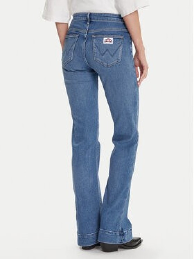 Wrangler Jeansy 112332419 Niebieski Flare Fit