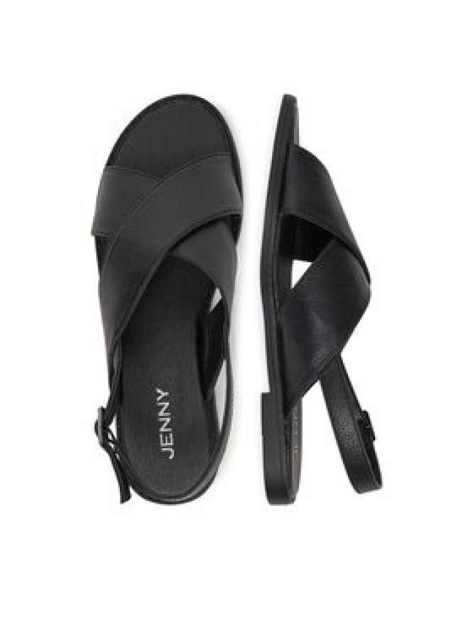 JENNY Sandały WS5551-10 Czarny