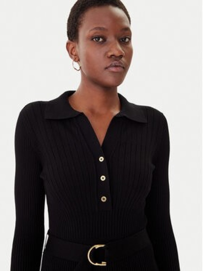 Marciano Guess Sukienka dzianinowa 5BGK07 5891Z Czarny Slim Fit