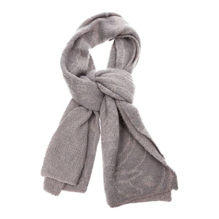 Szary Mięciutki Szal Damski Anekke