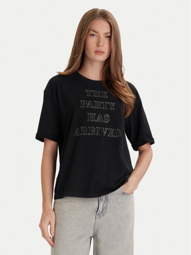 BOSS T-Shirt C_Evi_11 50549195 Czarny Relaxed Fit