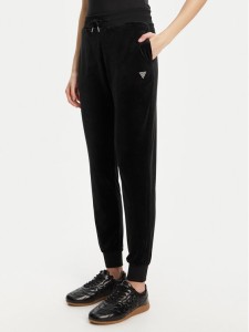 Guess Spodnie dresowe V3BB27 K0232 Czarny Regular Fit
