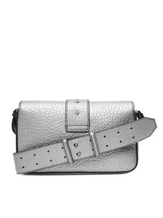 PINKO Torebka Love One Mini Slouchy Fl AI 25-26 PLTT 104340 A2JT Srebrny