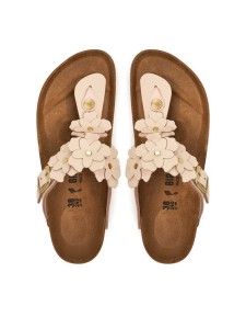 Birkenstock Japonki Gizeh Flowers 1029304 Różowy