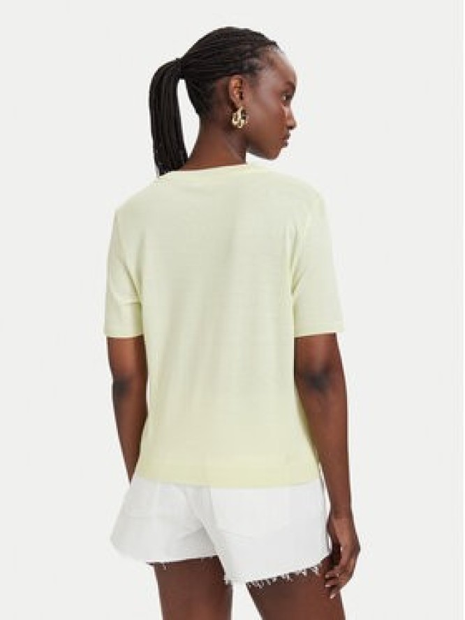 Patrizia Pepe T-Shirt 2M4542/J419-Y841 Żółty Regular Fit