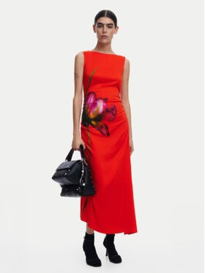 Desigual Sukienka codzienna Reims 25SWVW07 Czerwony Regular Fit