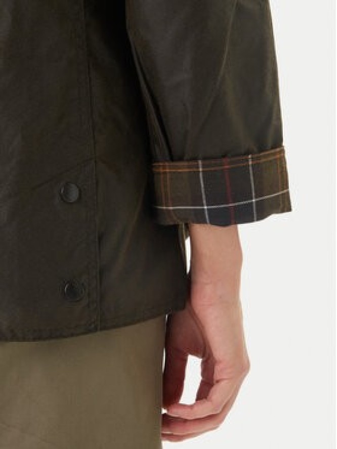 Barbour Kurtka przejściowa Classic Beadnell LWX0668OL71 Zielony Regular Fit
