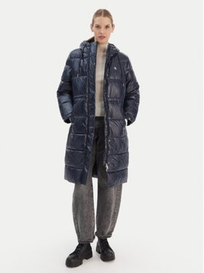 Calvin Klein Jeans Kurtka zimowa LV047D506G Granatowy Relaxed Fit