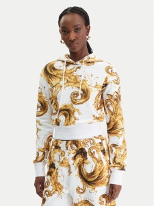 Versace Jeans Couture Bluza 80HAI313 FS196 Biały Regular Fit