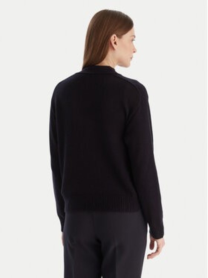 Marella Kardigan Blazer 2525346032 Granatowy Regular Fit