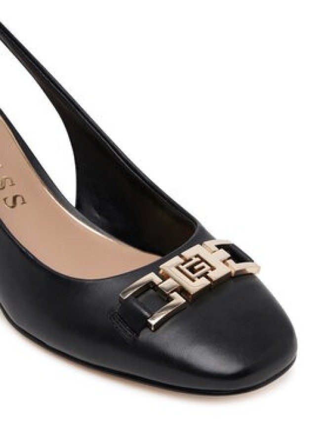 Guess Czółenka FLTCDE LEA05 Czarny