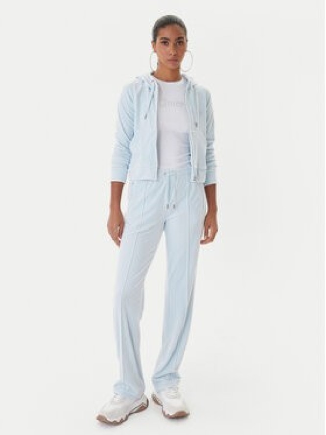 Juicy Couture Spodnie dresowe Tina JCWBJ225307 Błękitny Regular Fit
