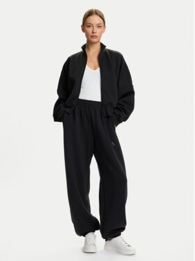 adidas Bluza Off Placed 3-Stripes JX2705 Czarny Regular Fit