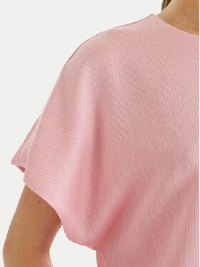 Calvin Klein Bluzka LV044F150G Różowy Regular Fit