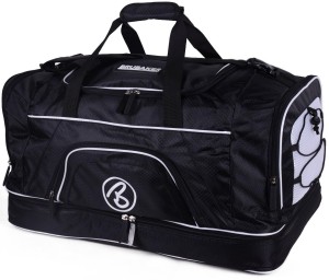 BRUBAKER torba sportowa 52 L - z przegrodą na mokre rzeczy i buty - czarna