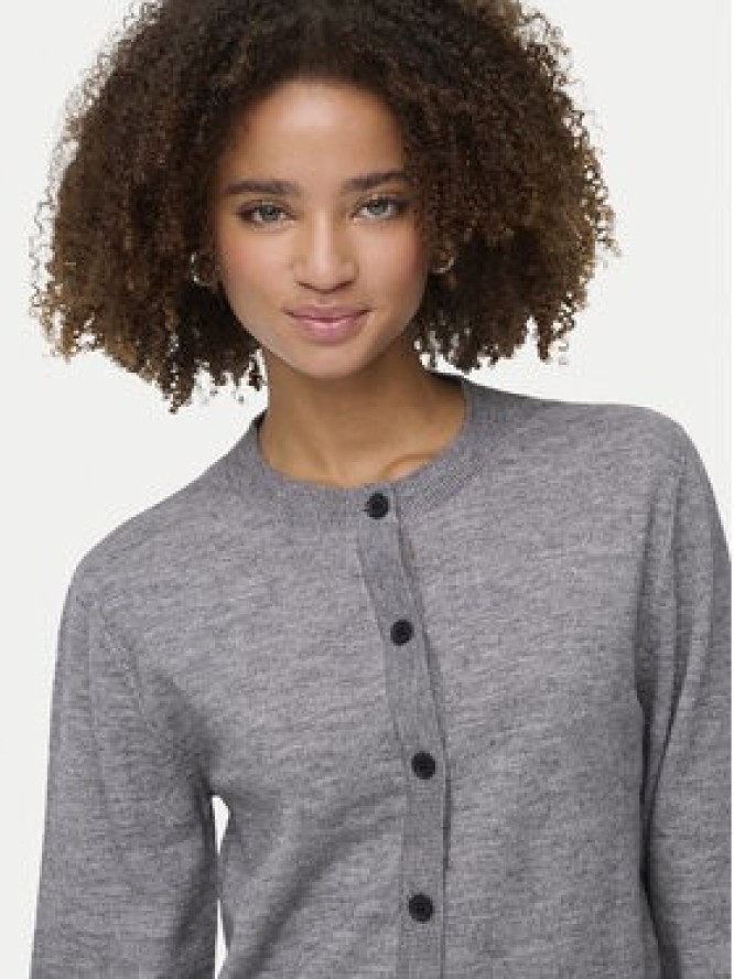 ONLY Kardigan Camille 15349639 Szary Regular Fit