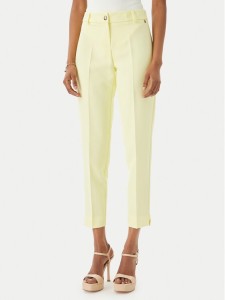Maryley Spodnie materiałowe 26EB52Z/43LE Żółty jasny Regular Fit