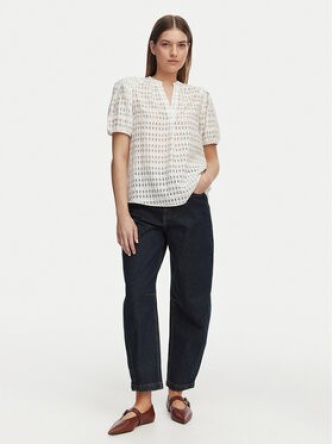 French Connection Bluzka 729F9 Biały Regular Fit