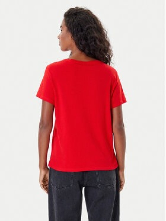 Mustang T-Shirt Alma 1016748 Czerwony Regular Fit