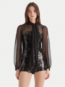 Bardot Kombinezon Daveen 60089PB Czarny Regular Fit