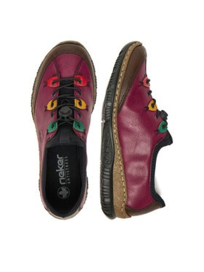 Rieker Półbuty N3271-30 Fioletowy