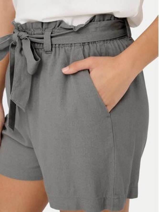 JDY Szorty materiałowe Say 15225921 Szary Regular Fit