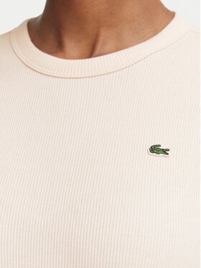 Lacoste Bluzka TF1692 Różowy jasny Slim Fit