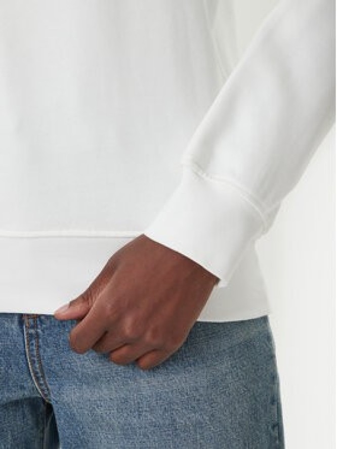 Calvin Klein Jeans Bluza Logo Graphic LV047F818G Biały Regular Fit