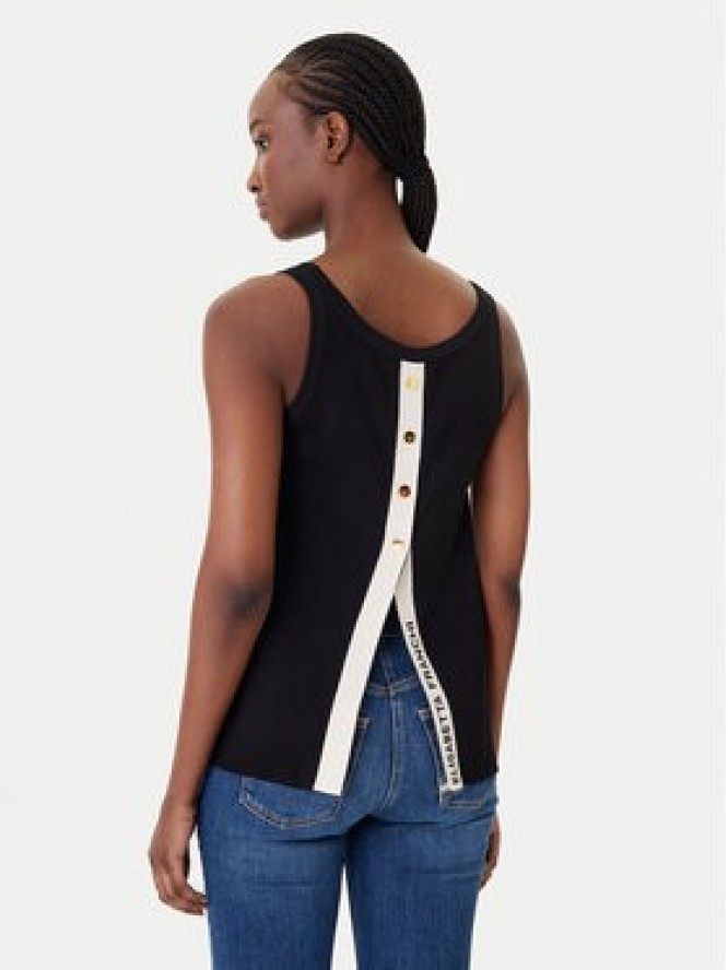 Elisabetta Franchi Sweter TK-72S-61E2-V250 Czarny Regular Fit