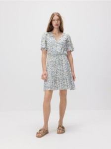 Sukienka z wiskozy - żółty