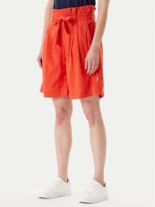 Mustang Szorty materiałowe Darrah 1016586 Pomarańczowy Relaxed Fit