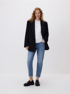 Jeansy Boyfriend - niebieski