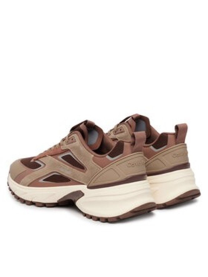 Calvin Klein Sneakersy Hike Runner Ck Stripe Refl Su HW0HW03107 Brązowy