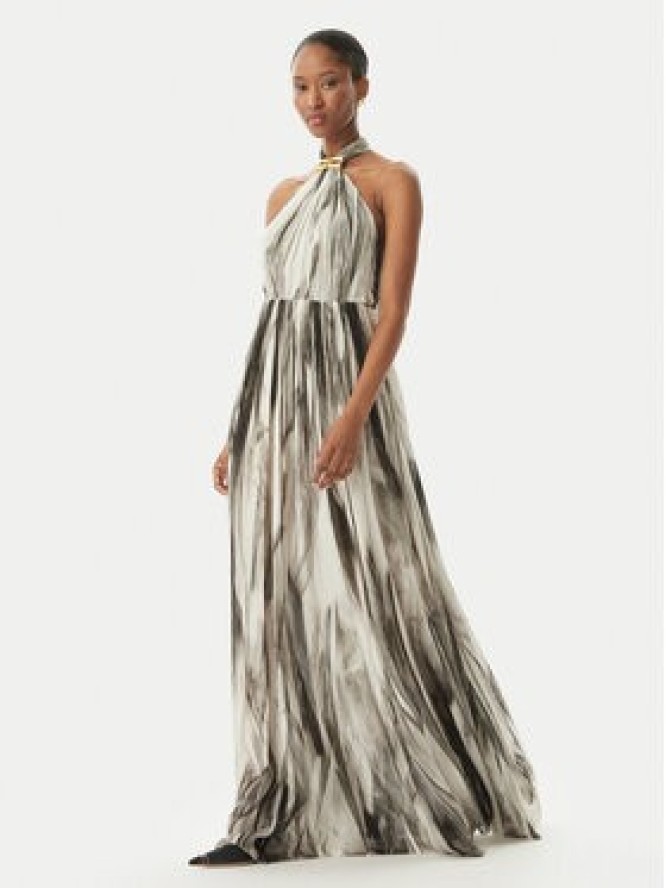 Elisabetta Franchi Sukienka letnia ABR4752E2 E84 Czarny Regular Fit