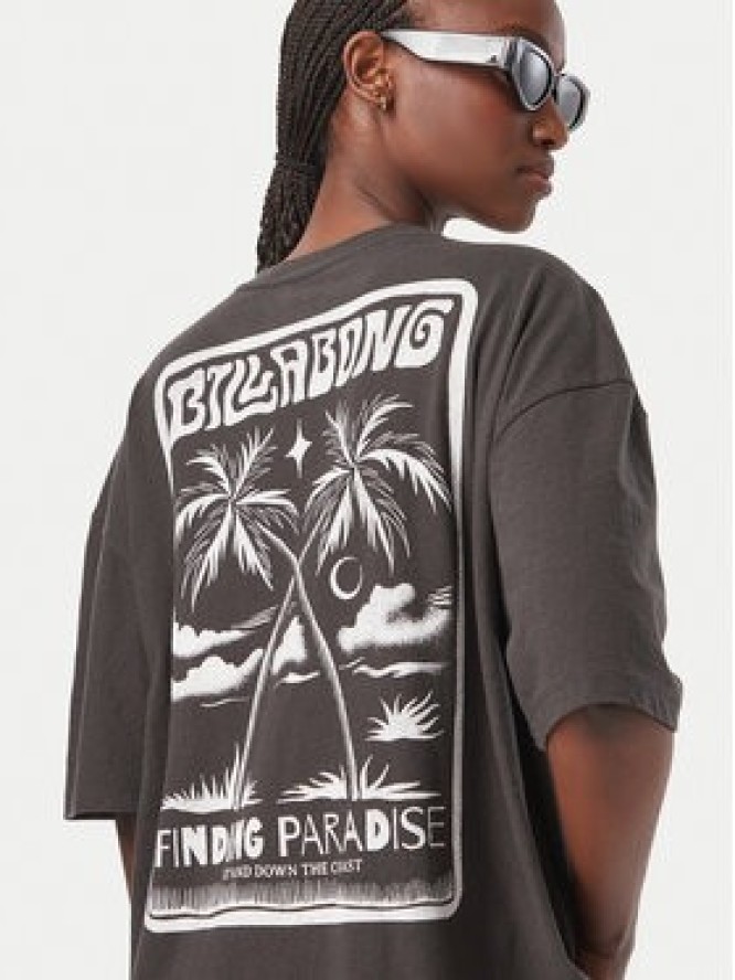 Billabong T-Shirt EBJZT00638 Szary ciemny Oversize