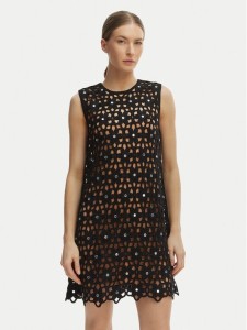 MICHAEL Michael Kors Sukienka letnia MS683CWKNE Czarny Slim Fit