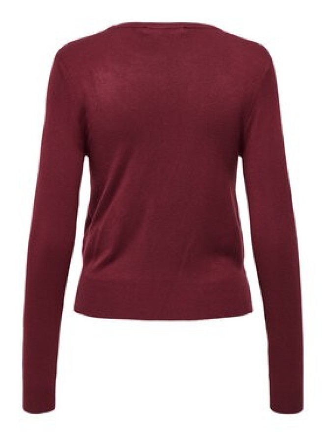 ONLY Sweter Venice 15333989 Bordowy Regular Fit