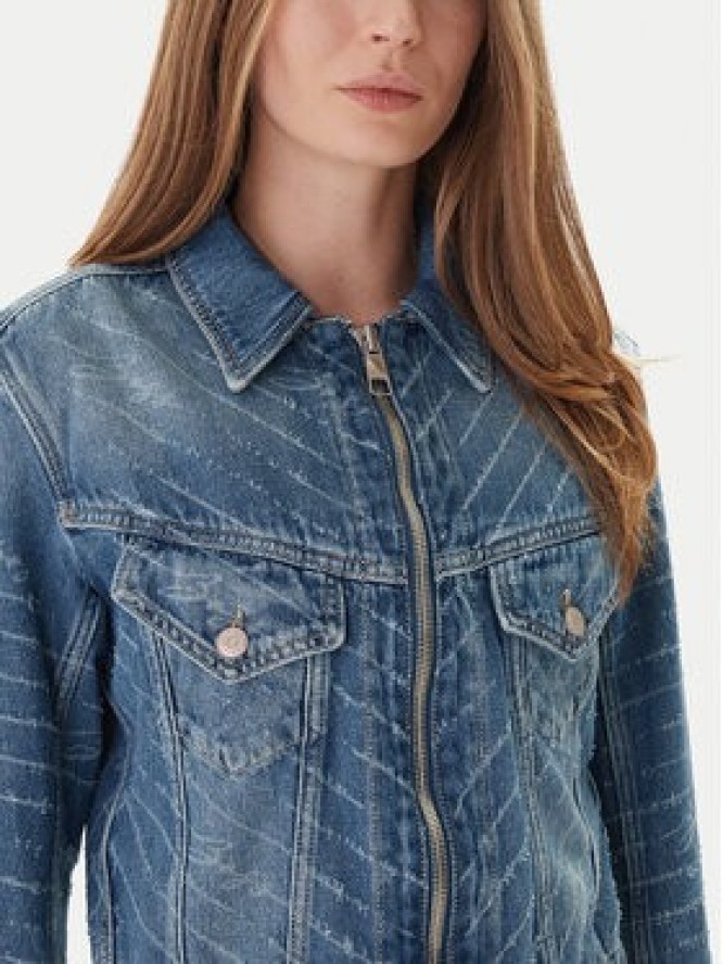 BOSS Kurtka jeansowa 50542426 Niebieski Slim Fit